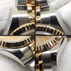 Rolex Watch Datejust Roulett Sunray Pink Dial VI Diamond Roman Index Date 18k — view 6