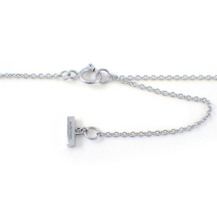 Tiffany & Co Necklace T Two T Circle Turquoise 18k White Gold — view 4