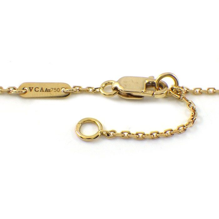 Van Cleef & Arpels Bracelet Sweet Alhambra White Shell 18k Yellow Gold — view 3