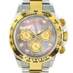 Rolex Watch Cosmograph Daytona Roulett 8 Points Diamond Index Black Shell Dial