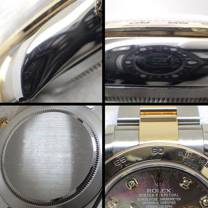 Rolex Watch Cosmograph Daytona Roulett 8 Points Diamond Index Black Shell Dial — view 6
