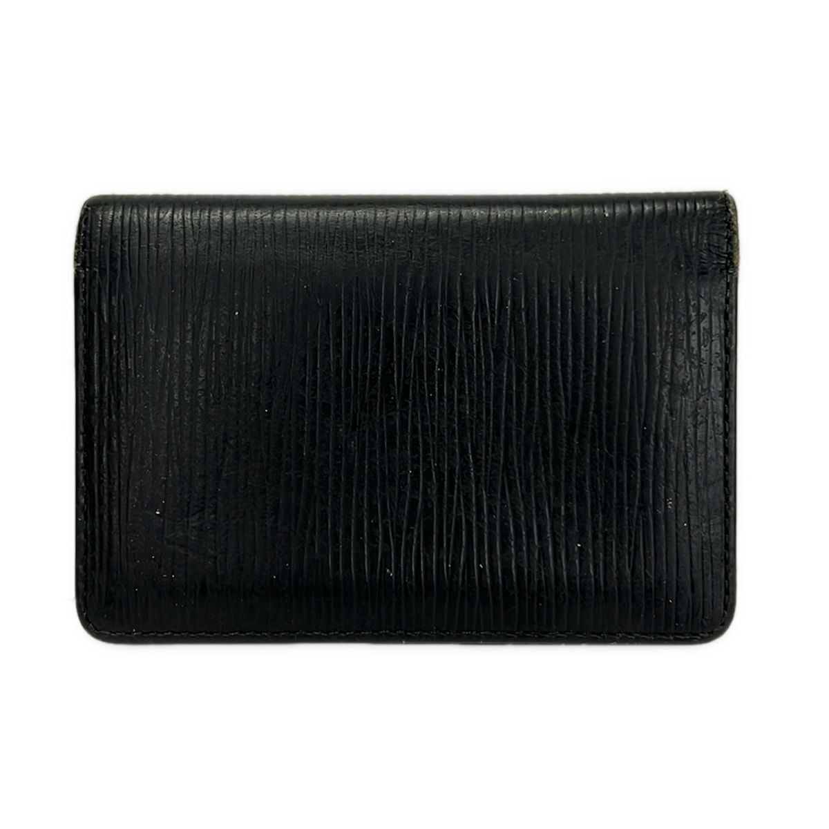 Louis Vuitton Card Case Epi Organizer de Poche Noir Leather