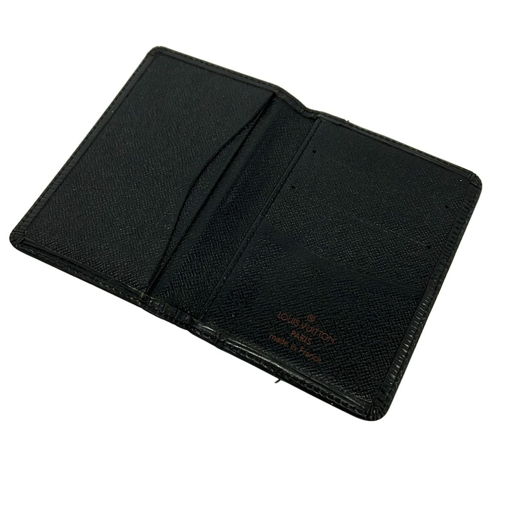 Louis Vuitton Card Case Epi Organizer de Poche Noir Leather — view 3