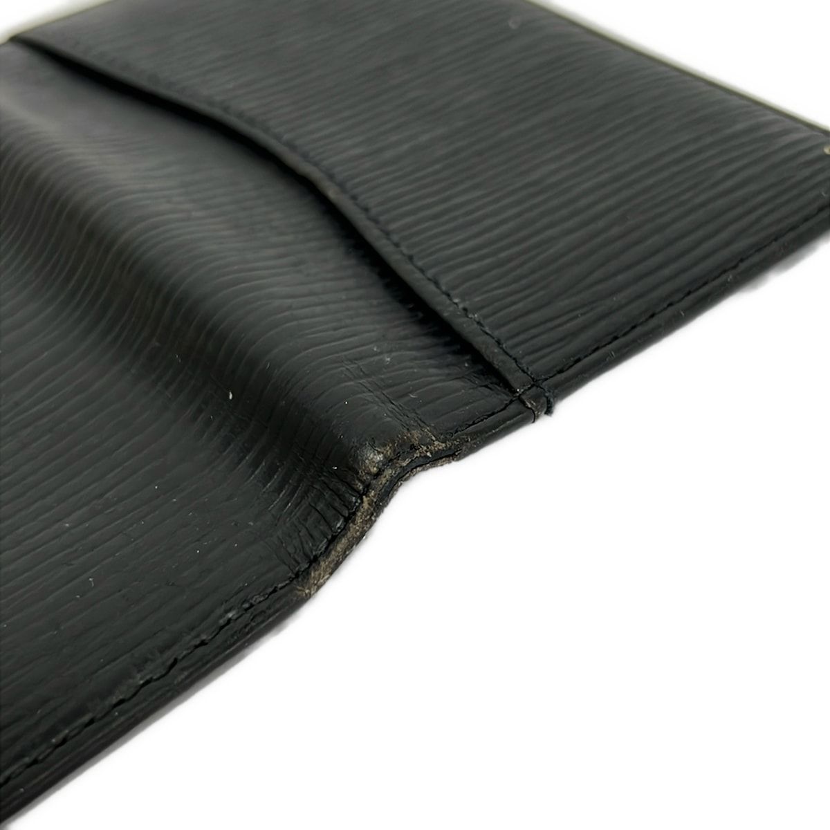Louis Vuitton Card Case Epi Organizer de Poche Noir Leather — view 7