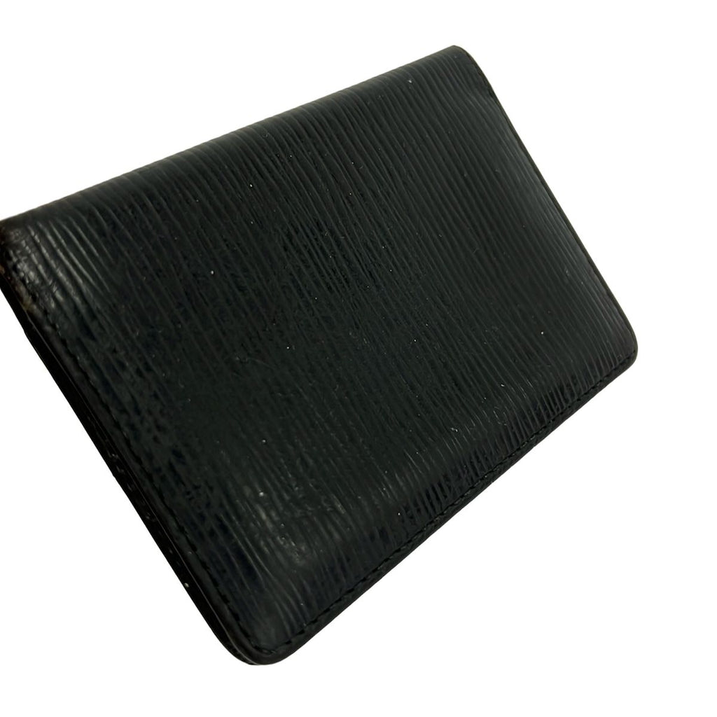 Louis Vuitton Card Case Epi Organizer de Poche Noir Leather — view 5