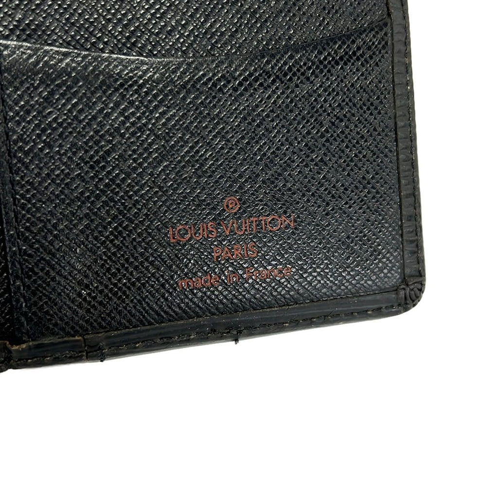 Louis Vuitton Card Case Epi Organizer de Poche Noir Leather — view 4