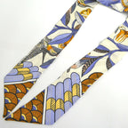 Hermes Twilly Tree of Song Cream Bird Pattern — view 3