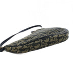 Dior Saddle Bag Trotter All Over Pattern Leather Canvas Navy — view 4