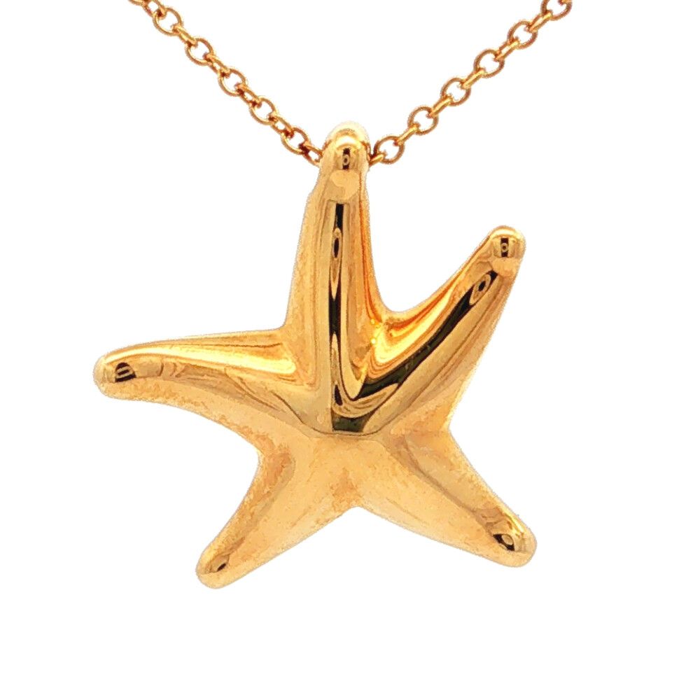 Tiffany & Co Plain Pendant 18k Yellow Gold — view 2