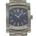 Bvlgari Assioma Stainless Steel Automatic Winding Analog Navy Dial Watch