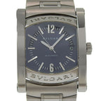 Bvlgari Assioma Stainless Steel Automatic Winding Analog Navy Dial Watch
