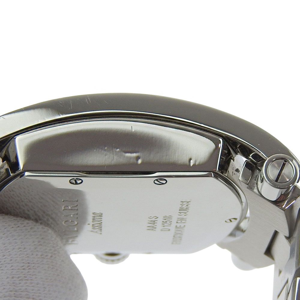 Bvlgari Assioma Stainless Steel Automatic Winding Analog Navy Dial Watch — view 7
