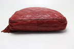 Chanel 0 Quilted Fringe GD Leather Chain Shoulder — view 3
