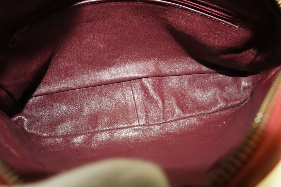 Chanel 0 Quilted Fringe GD Leather Chain Shoulder — view 6