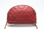 Chanel 0 Quilted Fringe GD Leather Chain Shoulder — view 2