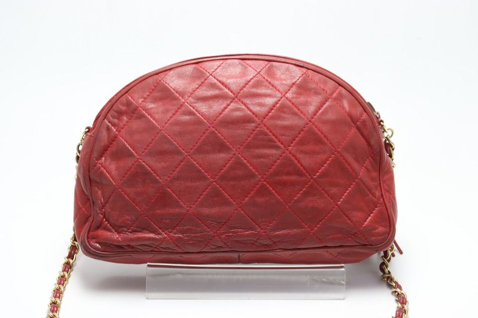 Chanel 0 Quilted Fringe GD Leather Chain Shoulder — view 2
