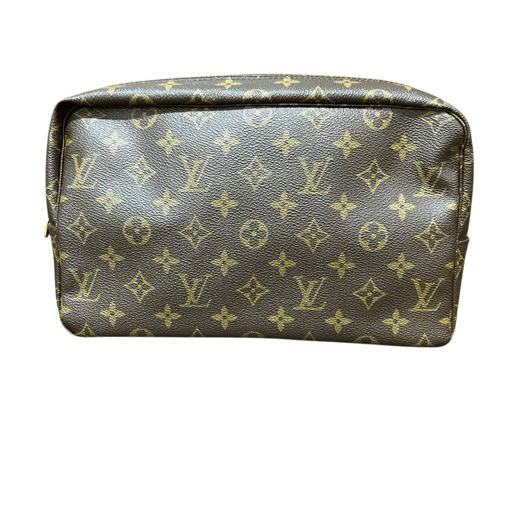 Louis Vuitton Trousse 28 Monogram Clutch Canvas