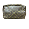 Louis Vuitton Trousse 28 Monogram Clutch Canvas