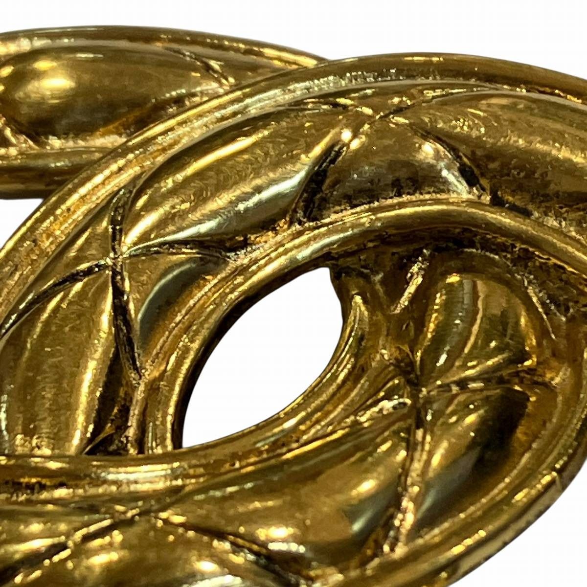 Chanel CC Logo Quilted Brooch — view 8