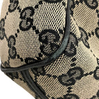 Gucci GG Line Handbag Canvas Leather — view 8