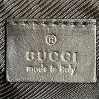 Gucci GG Line Handbag Canvas Leather — view 4