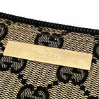 Gucci GG Line Handbag Canvas Leather — view 7