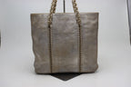Chanel 10 Line CC Logo Gold Leather Tote — view 2