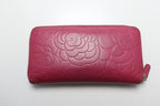 Chanel Camellia Leather Zip Around Wallet — view 2