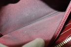 Chanel Quilted Caviar Leather with Silver Zip Around Wallet — view 7