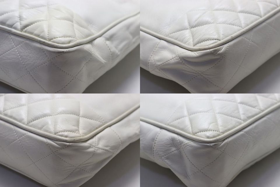 Chanel Quilted GD Leather Chain Tote — view 4