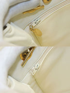 Chanel Quilted GD Leather Chain Tote — view 9