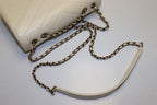 Chanel V-stitch Gold Leather Chain Shoulder — view 6