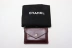 Chanel V-stitch Gold Leather Chain Shoulder — view 8