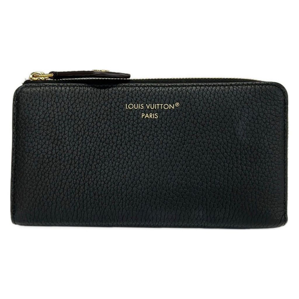 Louis Vuitton Wallet Cuillon Portefeuille Comet Noir Leather