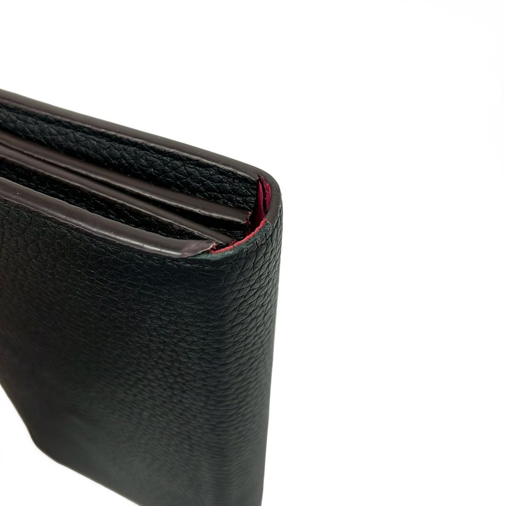 Louis Vuitton Wallet Cuillon Portefeuille Comet Noir Leather — view 8