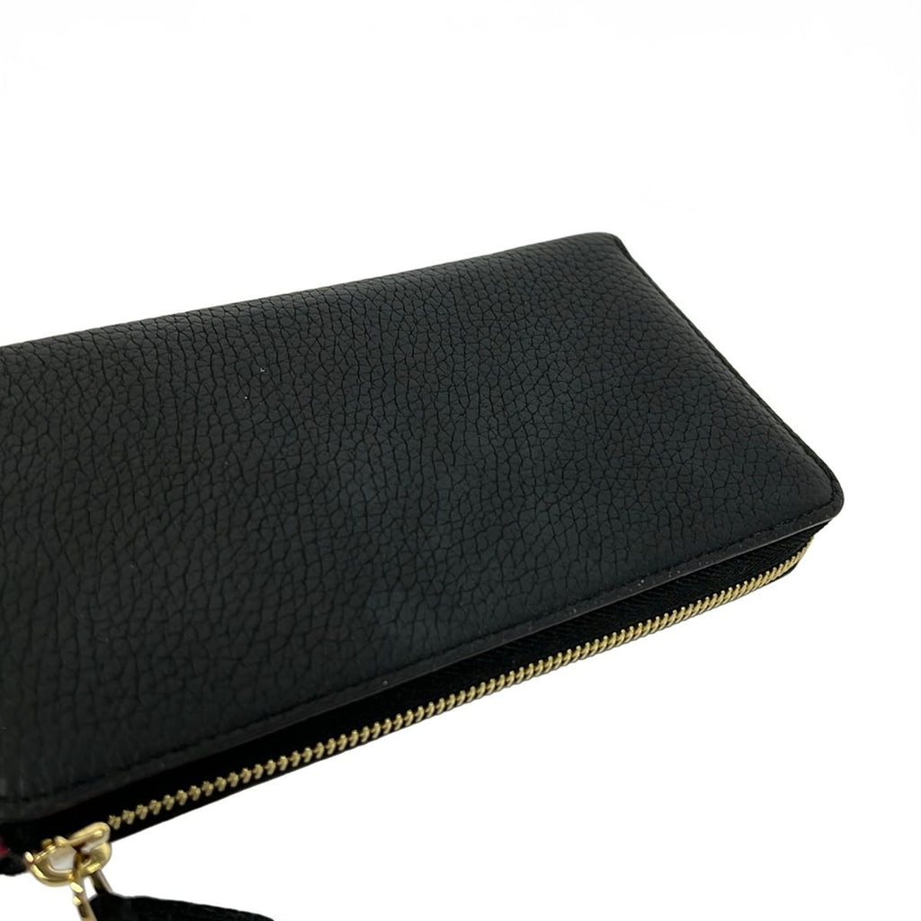 Louis Vuitton Wallet Cuillon Portefeuille Comet Noir Leather — view 7