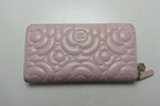 Chanel 24 Camellia GD Leather Zip Around Wallet — view 2