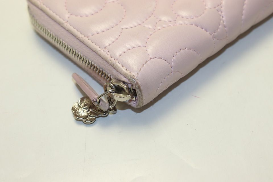 Chanel 24 Camellia GD Leather Zip Around Wallet — view 4