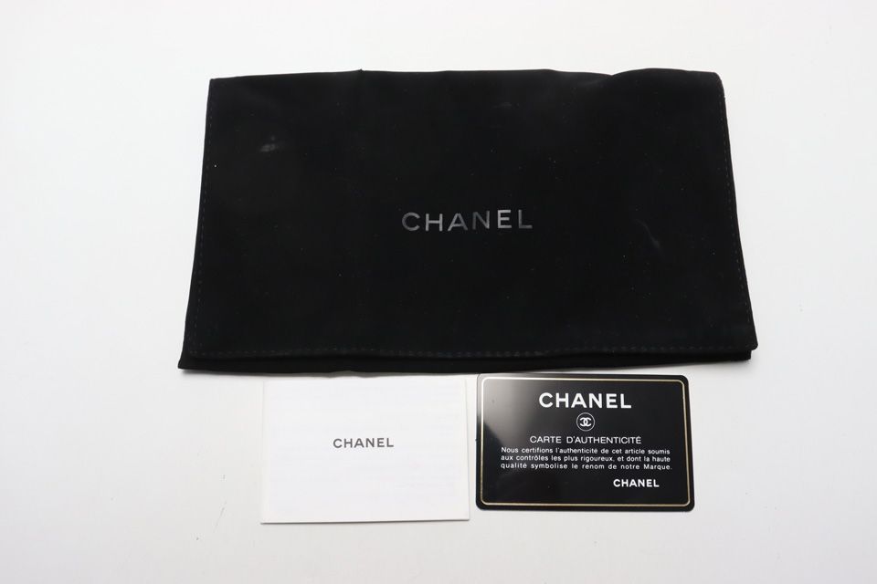 Chanel 24 Camellia GD Leather Zip Around Wallet — view 9