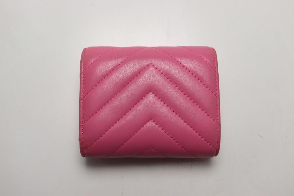 Chanel 27 She Blanc GD Leather Trifold Wallet — view 2