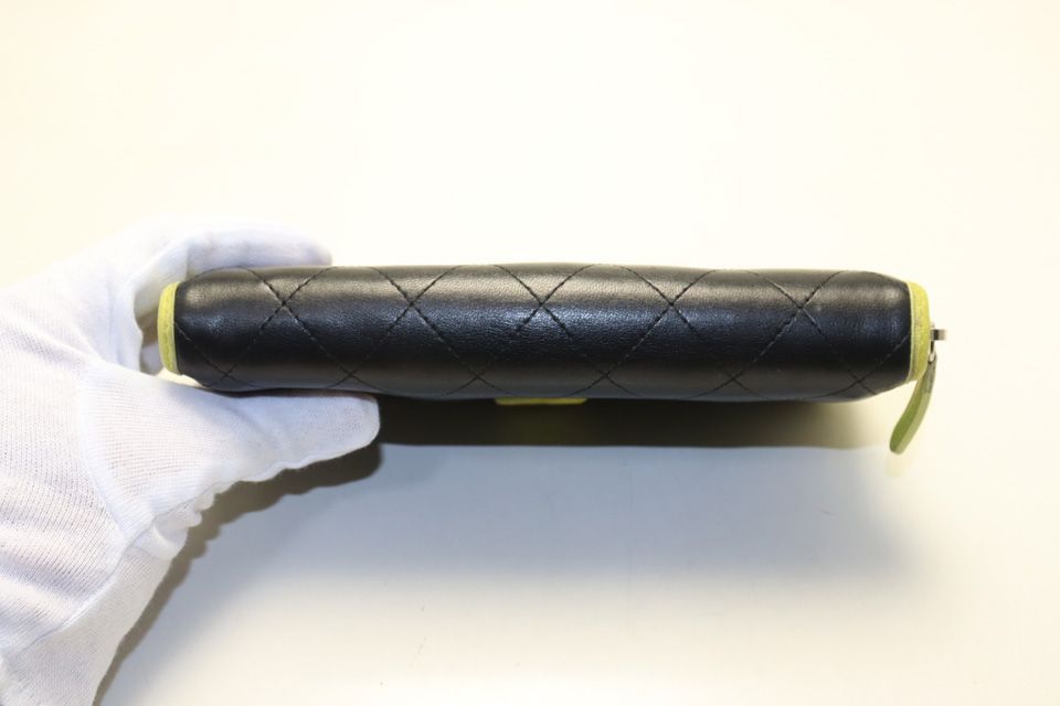 Chanel 27 Quilted GD Leather Zip Around Wallet — view 3