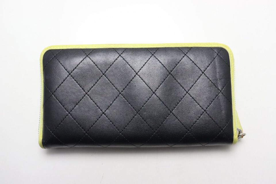 Chanel 27 Quilted GD Leather Zip Around Wallet — view 2