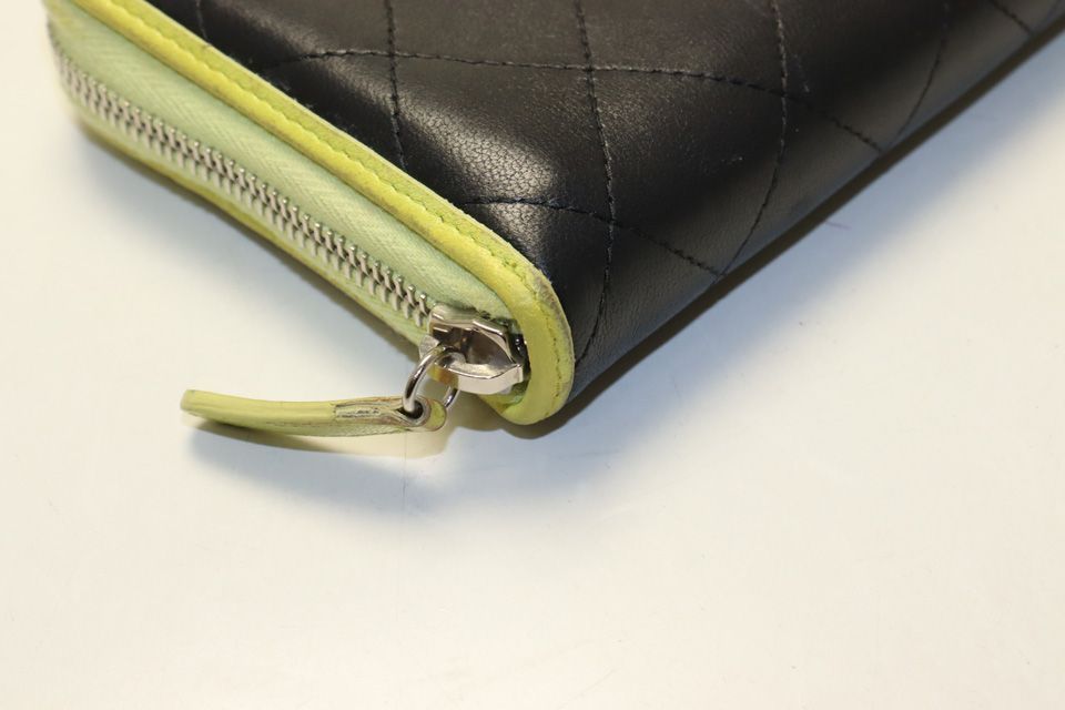 Chanel 27 Quilted GD Leather Zip Around Wallet — view 4