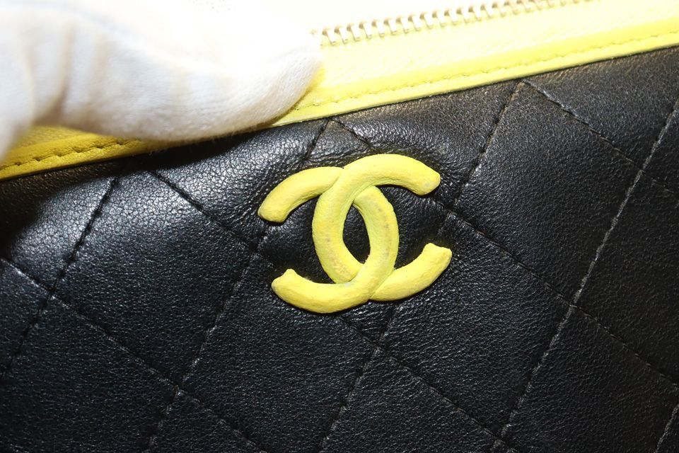 Chanel 27 Quilted GD Leather Zip Around Wallet — view 9
