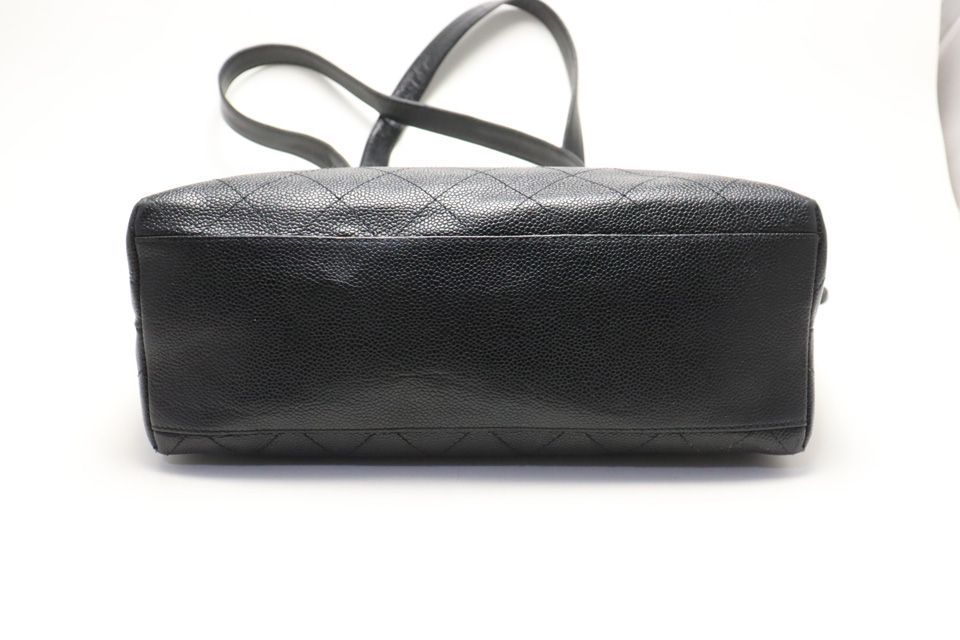 Chanel No 5 Caviar Leather Quilted GD Shoulder — view 3