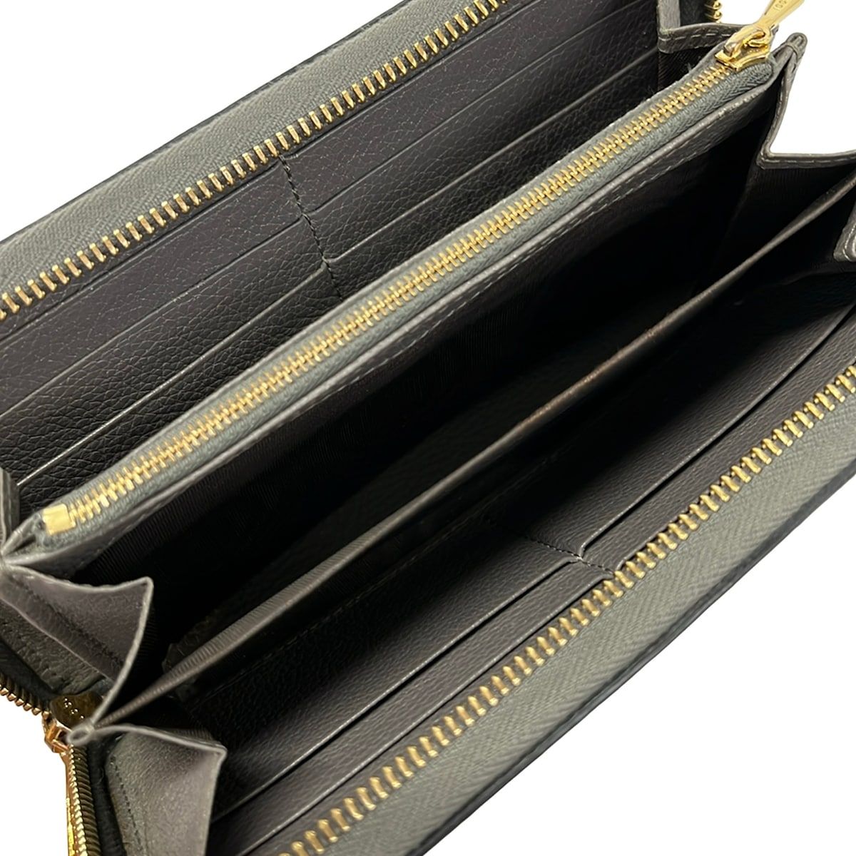 Gucci Wallet Zumi Gray Zip Around Leather — view 3
