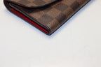 Louis Vuitton Damier Portefeuille Emily Leather Bifold Wallet — view 4