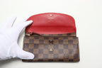 Louis Vuitton Damier Portefeuille Emily Leather Bifold Wallet — view 5