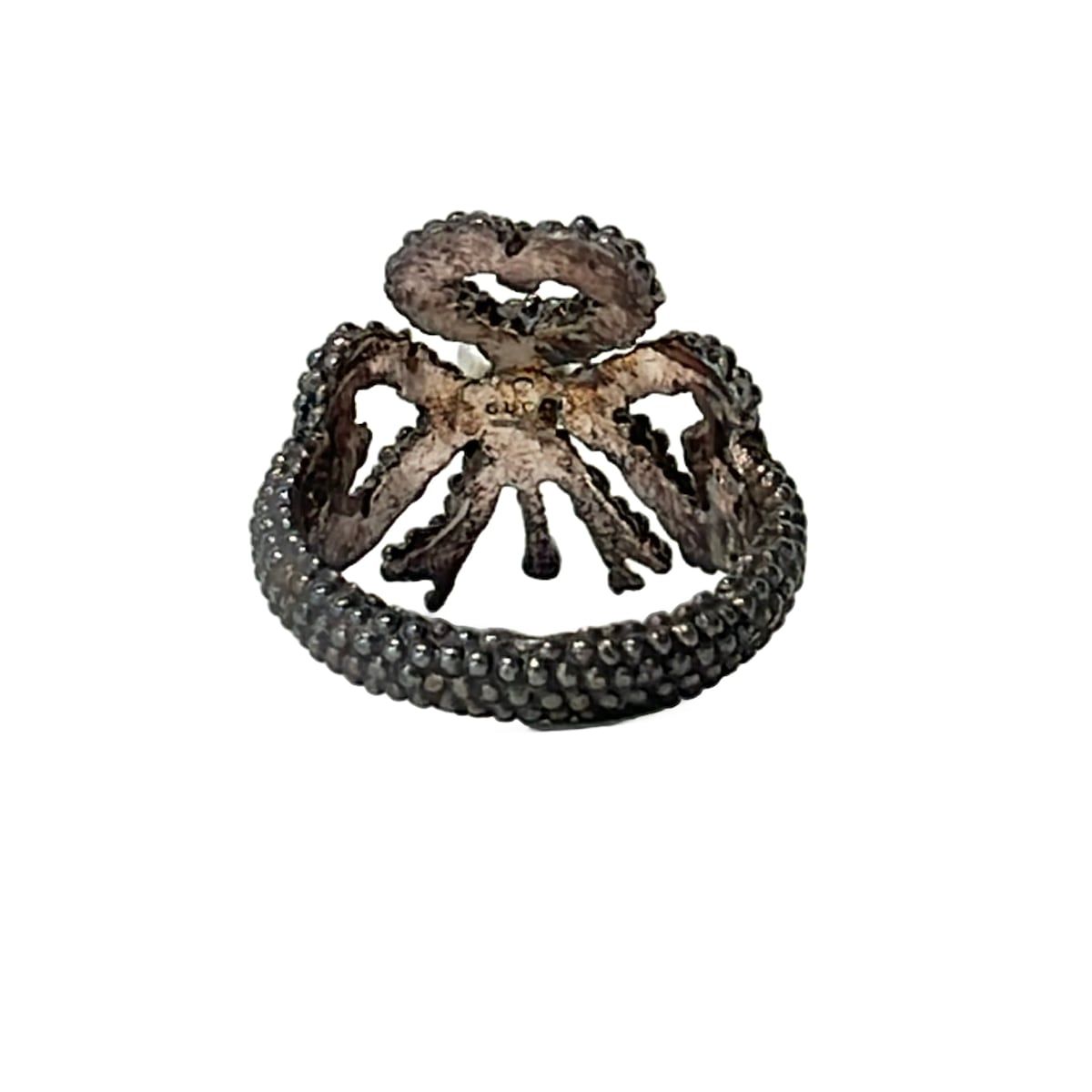 Gucci Ring Interlocking Silver Clover — view 3