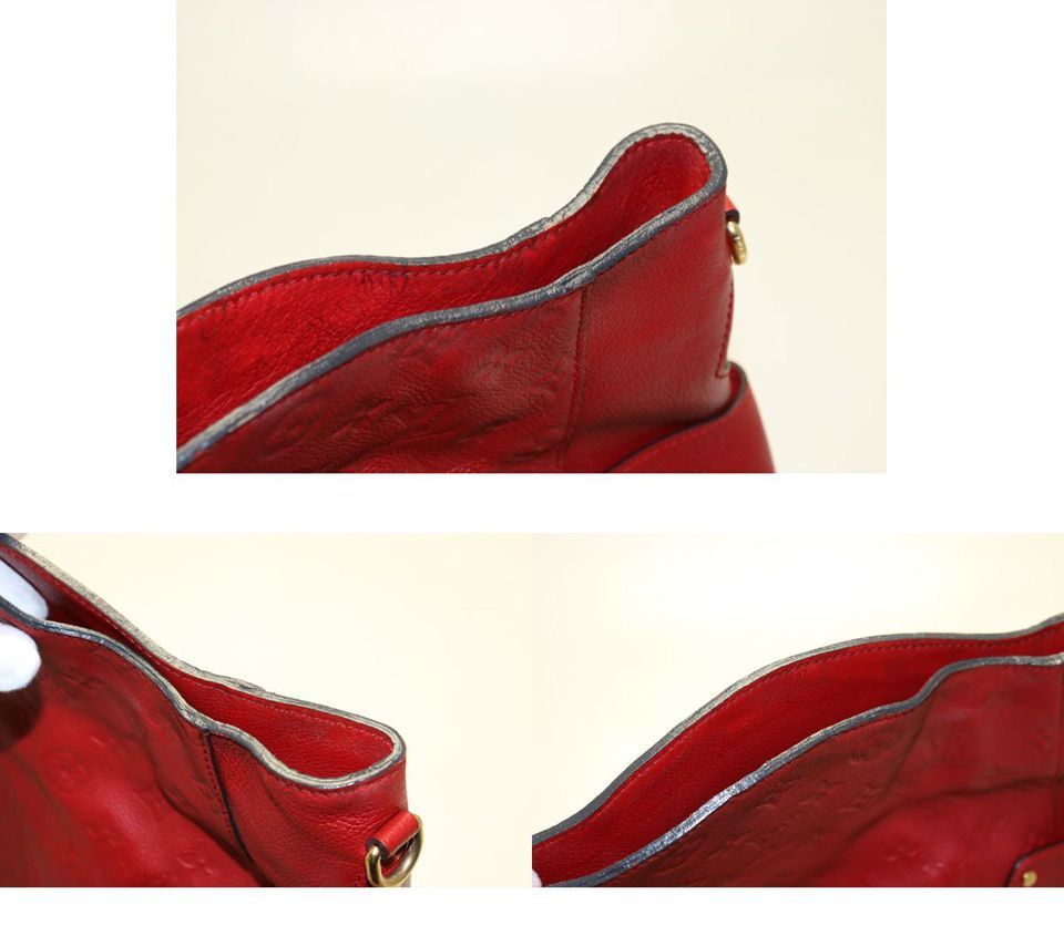 Louis Vuitton Monogram Empreinte Bagatelle Leather Shoulder — view 8